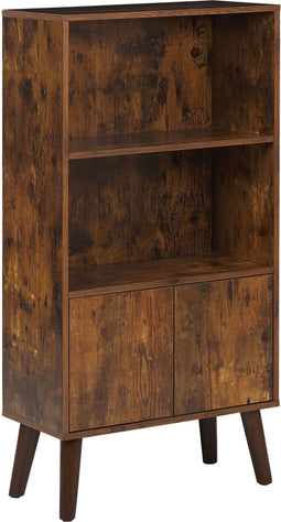 VICOSA - Boekenkast - Donkere houtkleur - Rubberhout