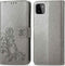 iMoshion Hoesje Geschikt voor Samsung Galaxy A22 (5G) Hoesje Met Pasjeshouder - iMoshion Klavertje Bloemen Bookcase - Grijs
