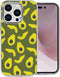 iMoshion Hoesje Geschikt voor iPhone 14 Pro Hoesje Siliconen - iMoshion Design hoesje - Meerkleurig / Avocados