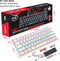HXSJ V900 - Mechanisch Gaming Toetsenbord - RGB - Blue Switch - 61 Toetsen - QWERTY - Wit