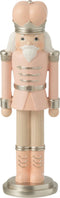 J-Line figuur Notenkraker - resine - roze/wit - small