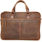 Berba Laptoptas Barbarossa Leer - bruin