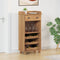 vidaXL - Wijnkast - ASKIM - met - 12 - Flessenhouders - - - Honingbruin - Massief - Hout