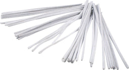 Creotime Chenille Draad 50 Stuks 30 Cm 6 Mm Wit