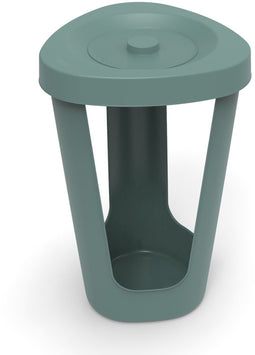 Rotho Fabu afvalzakkenhouder 50L met deksel - groen