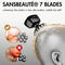 Sansbeauté® Skull Sharp PRO - 6-in-1 Scheerapparaat - Draadloos Opladen - Zwart-Zilver