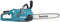 Makita UC015GZ - Accu Kettingzaag - 1,6 kW - XGT 40 V Max - Zwaardlengte 30-45 cm - Kettingsnelheid 25,5 m/s