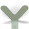 FRONDO Wandkapstok - Staal - 6 haken - Dusty Green