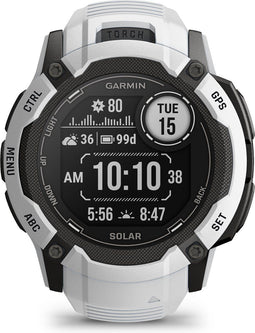 Garmin Instinct 2X Solar - Smartwatch - Opladen met zonne-energie 50mm - Wit