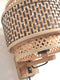 GOOD&MOJO Wandlamp Bhutan - Bamboe/Zwart - Ø25cm - Binnen