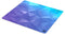 ENDORFY Crystal Blue - Muismat - 450mm x 400mm x 3mm - Blauw