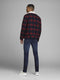 JACK & JONES JJIGLENN JJFOX AM 892 NOOS - Heren Jeans - Slim Fit - Donkerblauw - Maat 3634