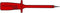 TEST PROBE WITH SPRING WIRE TIP, FEMALE SOCKET 4mm, RED - PRUF2610FT (HM5410B)