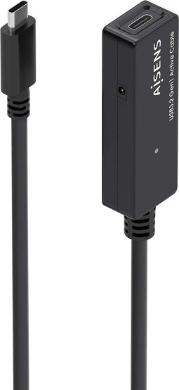AISENS A107-0869 USB-kabel USB 3.2 Gen 1 (3.1 Gen 1) 5 m USB C Zwart