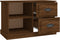 vidaXL - Tv-meubel - 73x35,5x47,5 - cm - bewerkt - hout - bruin - eikenkleur