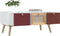 vidaXL - Salontafel - met - lades - 80x40x35,5 - cm - bewerkt - hout