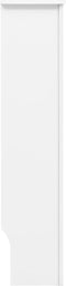 vidaXL Radiatorombouwen 2 st 152x19x81.5 cm MDF wit