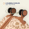 Princess Traveller Leopard - Reiskoffer - Hardcase - 76 cm - 107 liter - Crème/Taupe