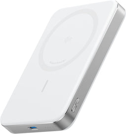 Anker MagGo Slim - Powerbank 10.000mAh - Draadloos 15W - Wit
