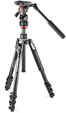 Manfrotto Befree Live - Reis-videostatiefkit - QPL Travel-hendel - Aluminium