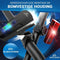 NEXTCOVER® Fietslampjes LED Set 80 Lux Basic - USB oplaadbaar - Waterdicht - StVZO goedgekeurd - Wit en Rood (set van 2)