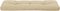 vidaXL - Palletkussen - 120x40x12 - cm - stof - beige