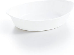 Serveerschaal Luminarc Smart Cuisine Ovalen Wit Glas 25 x 15 cm (6 Stuks)