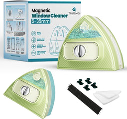 TibaGoods Ramenwasser Pro - Magnetische Ruitenreiniger - Geschikt voor Dubbelglas 5-35 mm