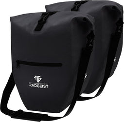 RADGEIST fietstas voor bagagedrager set - 2X tas voor fietsbagagedrager - bagagedraagtas waterdicht