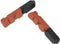 Kool-stop Remblokrubbers Dual V-brake 55 X 12 Mm Zw/br 2 Stuks