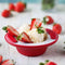 Ornamin Warmhoudkom - Melamine - Antislip handgrepen - Rood