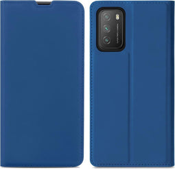 iMoshion Hoesje Geschikt voor Xiaomi Poco M3 Hoesje Met Pasjeshouder - iMoshion Slim Folio Bookcase - Donkerblauw