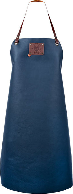 Xapron - Bovine Schort Dames Leer - Leer - Blauw -