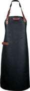 Xapron - Bovine Schort met Nekband Large Leer - Leer - Zwart