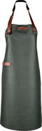 Xapron - Bovine Schort met Nekband Medium Leer - Leer - Groen