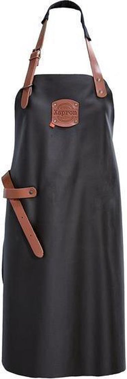 Xapron Hermes Schort - Leer - 89 cm - Caffe