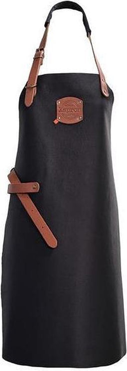 Xapron Hermes Schort - Leer - 89 cm - Nero