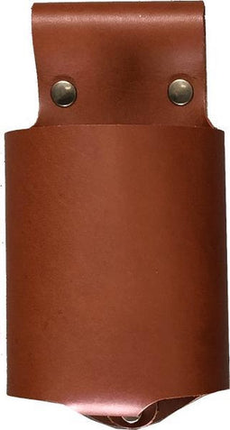 Xapron leren bottle holder - kleur Cognac (lichtbruin)