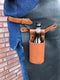 Xapron leren bottle holder - kleur Cognac (lichtbruin)