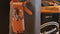 Xapron leren schaarhouder - kleur Cognac (lichtbruin)