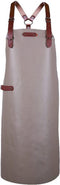 Xapron leren schort Bovine Safari met schouderbanden - M (lengte 74 cm/ Breedte 60 cm)