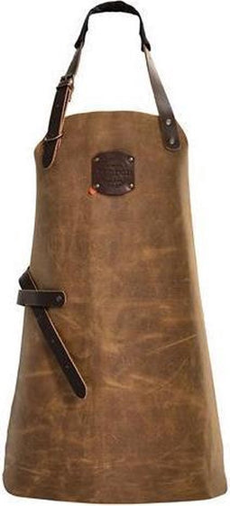 Xapron leren schort Ohio zand lengte 74 cm