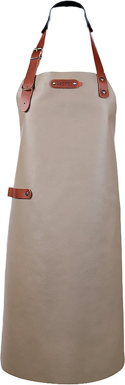 Xapron Luxe leren Schort Bovine - Safari - Medium