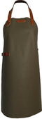 Xapron Luxe leren Schort Bovine - Taupe - M