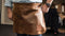 Xapron luxe leren sloof New York - kleur Cognac (cognac)
