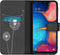 iMoshion Hoesje Geschikt voor Samsung Galaxy A20e Hoesje Met Pasjeshouder - iMoshion Design Softcase Bookcase - Wit / Zwart / Dandelion