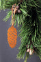 KLEINE DENNENAPPEL ROESTIGE HANGER KERST DECORATIE - PLUTO PRODUKTER