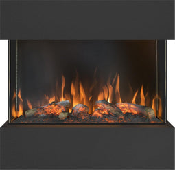Xaralyn Castello elektrische wandhaard - 3-zijdige haard- Elektrokamin1200 Watt verwarming - afstandsbediening - app