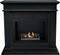 Xaralyn Elda BRI-MDB bio-ethanol open haard - Zwarte MDF haardombouw - 1,5 KW verwarming