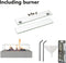 Xaralyn Elda BRI-MDB bio-ethanol open haard - Zwarte MDF haardombouw - 1,5 KW verwarming